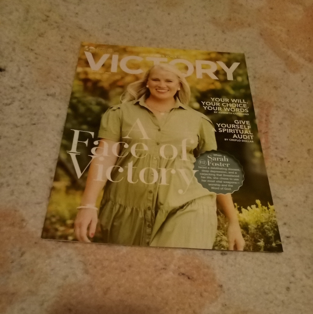 Kenneth Copeland Victory Magazine Sep/Oct 2025 A Face of Victory Sarah Foster